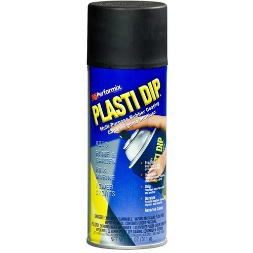 Rubberized matte black spray - rubberized,
