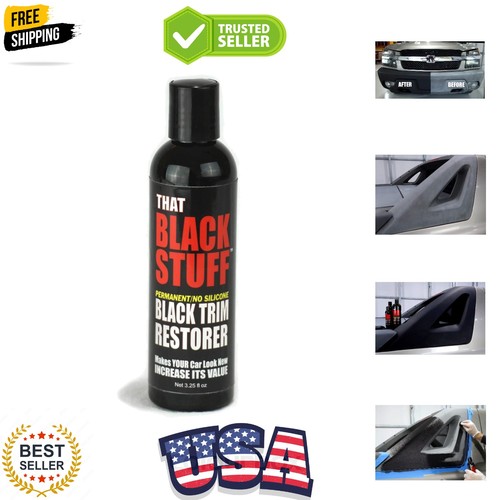Black plastic restorer - black,